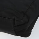 PRADA Hand Bag Nylon Black Silver Auth ka076-9