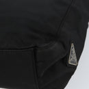 PRADA Hand Bag Nylon Black Silver Auth ka076-15