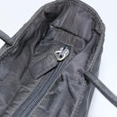PRADA Hand Bag Nylon Black Silver Auth ka076-18