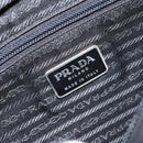 PRADA Hand Bag Nylon Black Silver Auth ka076-19