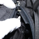 PRADA Hand Bag Nylon Black Silver Auth ka076-12