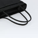 PRADA Hand Bag Nylon Black Silver Auth ka076-7