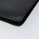 LOUIS VUITTON Epi Serie Dragonne Clutch Bag Black Noir M52612 LV Auth ka077-15