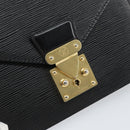 LOUIS VUITTON Epi Serie Dragonne Clutch Bag Black Noir M52612 LV Auth ka077-17