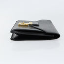 LOUIS VUITTON Epi Serie Dragonne Clutch Bag Black Noir M52612 LV Auth ka077-3