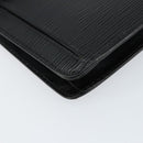 LOUIS VUITTON Epi Serie Dragonne Clutch Bag Black Noir M52612 LV Auth ka077-14