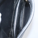 Christian Dior Shoulder Bag Leather Gray Gold Auth ka078-11