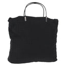 PRADA Hand Bag Nylon Black Silver Auth ka079-1