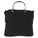 PRADA Hand Bag Nylon Black Silver Auth ka079-13