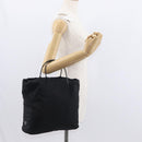 PRADA Hand Bag Nylon Black Silver Auth ka079-25