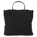 PRADA Hand Bag Nylon Black Silver Auth ka079-2