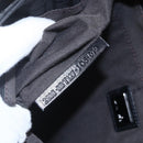 FENDI Zucchino Canvas Shoulder Bag Black Silver Auth ka081-12