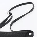 FENDI Zucchino Canvas Shoulder Bag Black Silver Auth ka081-8