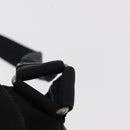 PRADA Backpack Nylon Black Silver Auth ka083-15