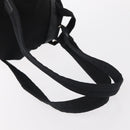 PRADA Backpack Nylon Black Silver Auth ka083-9