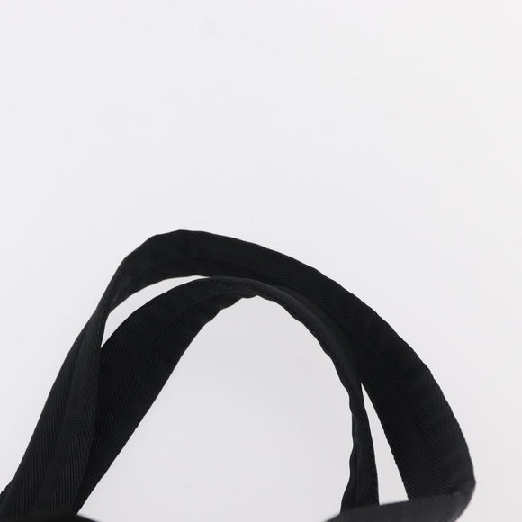 PRADA Backpack Nylon Black Silver Auth ka083