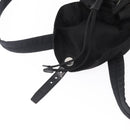 PRADA Backpack Nylon Black Silver Auth ka083-23