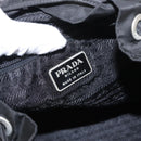 PRADA Backpack Nylon Black Silver Auth ka083-24
