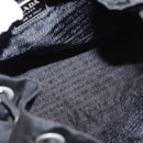 PRADA Backpack Nylon Black Silver Auth ka083-11