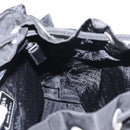 PRADA Backpack Nylon Black Silver Auth ka083-25