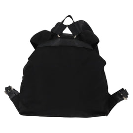 PRADA Backpack Nylon Black Silver Auth ka083 - 0