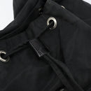 PRADA Embossing Backpack Nylon Black Silver Auth ka084-18