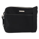 BURBERRY Shoulder Bag Nylon Black Silver Auth ka086-1