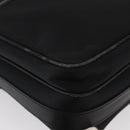 BURBERRY Shoulder Bag Nylon Black Silver Auth ka086-10