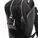 BURBERRY Shoulder Bag Nylon Black Silver Auth ka086-15