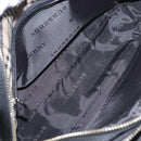 BURBERRY Shoulder Bag Nylon Black Silver Auth ka086-16