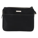 BURBERRY Shoulder Bag Nylon Black Silver Auth ka086-2