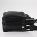BURBERRY Shoulder Bag Nylon Black Silver Auth ka086-4