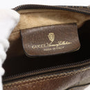 GUCCI GG Supreme Web Sherry Line Bag PVC Beige Gold 56 02 004 Auth ka088-19