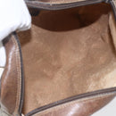 GUCCI GG Supreme Web Sherry Line Bag PVC Beige Gold 56 02 004 Auth ka088-10