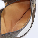 GUCCI GG Supreme Web Sherry Line Bag PVC Beige Gold 56 02 004 Auth ka088-11