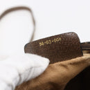 GUCCI GG Supreme Web Sherry Line Bag PVC Beige Gold 56 02 004 Auth ka088-12