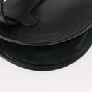 GUCCI Waist Bag Suede Leather Green Gold Auth ka089-12