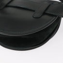 GUCCI Waist Bag Suede Leather Green Gold Auth ka089-13