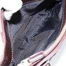 BURBERRY Nova Check Hand Bag Canvas Beige Gold Auth ka090-11