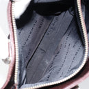 BURBERRY Nova Check Hand Bag Canvas Beige Gold Auth ka090-12