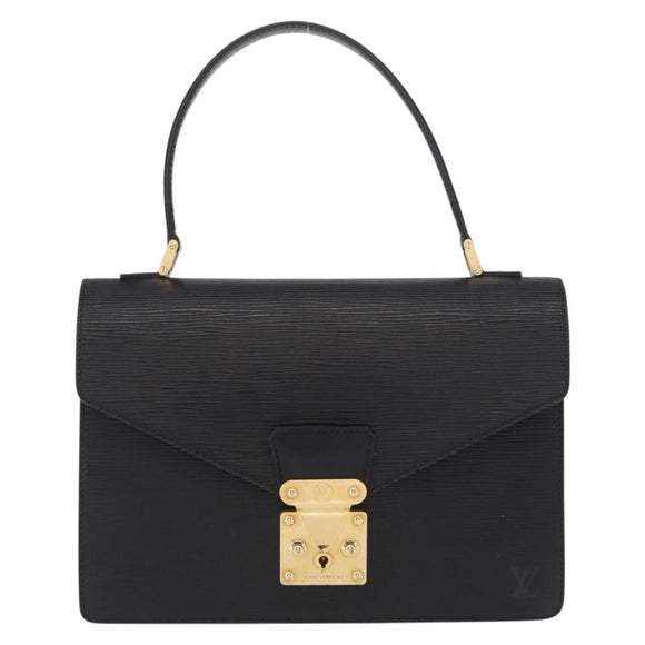 LOUIS VUITTON Epi Concorde Hand Bag Black M52132 LV Auth ka091