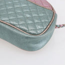 GUCCI Shoulder Bag Lamb Skin Light Blue Gold 534951 Auth ka093-9