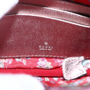 GUCCI Shoulder Bag Lamb Skin Light Blue Gold 534951 Auth ka093-18