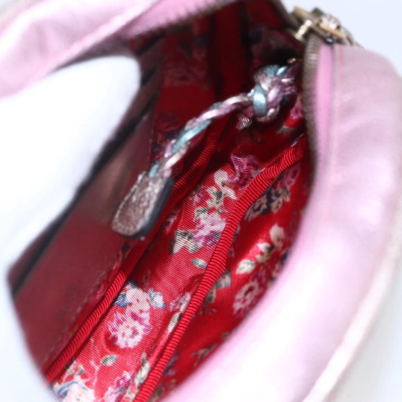 GUCCI Shoulder Bag Lamb Skin Light Blue Gold 534951 Auth ka093