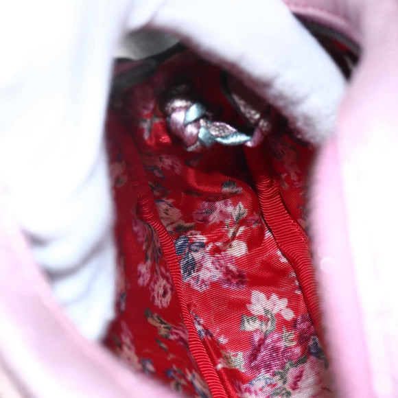 GUCCI Shoulder Bag Lamb Skin Light Blue Gold 534951 Auth ka093