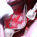 GUCCI Shoulder Bag Lamb Skin Light Blue Gold 534951 Auth ka093-21