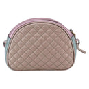 GUCCI Shoulder Bag Lamb Skin Light Blue Gold 534951 Auth ka093-2