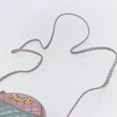 GUCCI Shoulder Bag Lamb Skin Light Blue Gold 534951 Auth ka093-8