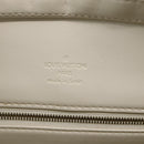 LOUIS VUITTON Monogram Vernis Houston Hand Bag Lime Yellow M91055 LV Auth ka094-17