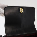 CHANEL New Mademoiselle Shoulder Bag Lamb Skin Black Silver CC Auth ka096V-10